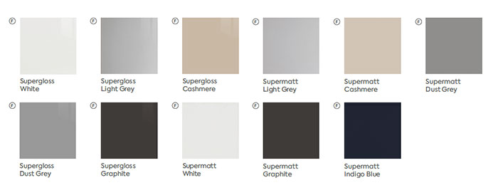 BA Kitchens Firbeck colour options