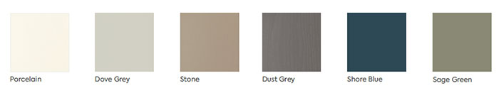 BA Kitchens Hadley colour options