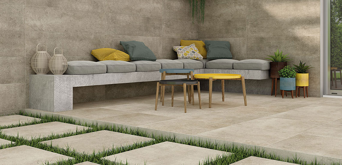 Sanvito Marfil outdoor tiles